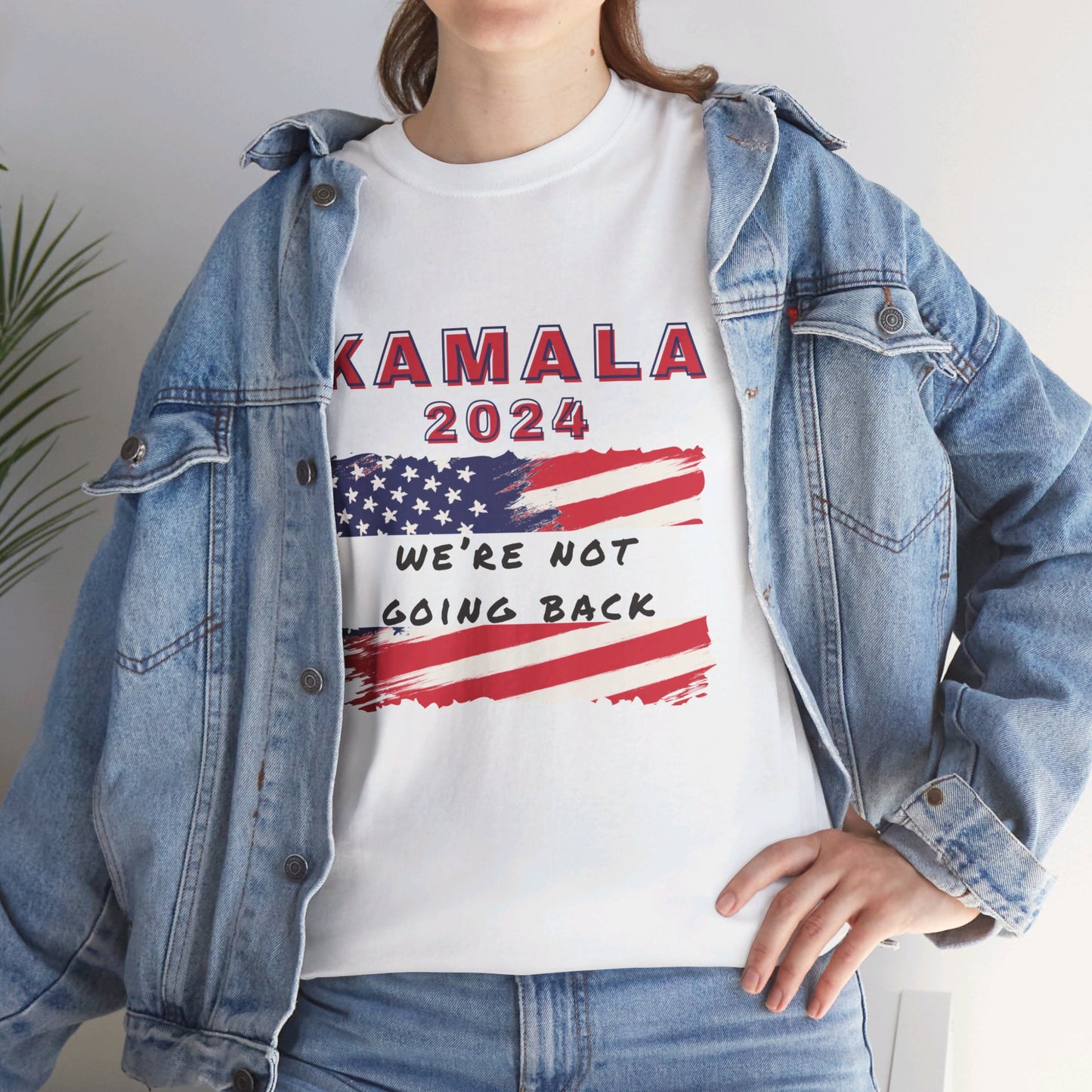 Kamala 2024 : USA flag - We're Not Going Back